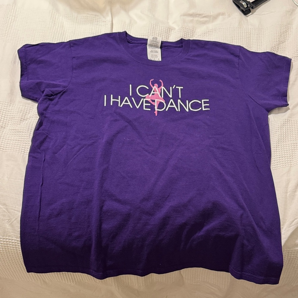 Purple “I Can’t I Have Dance” Shirt